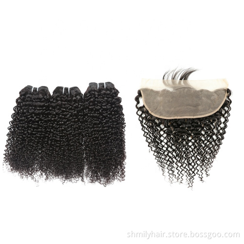 Unproccessed Virgin Hair Raw Cambodian Kinky Curly Hair Bundles Whosale Human Hair Vendor Eset Bundle